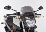 ERMAX Naked-Bike-Scheibe schwarz getönt (durchsichtig) ABE KBA-Nr.: 38935