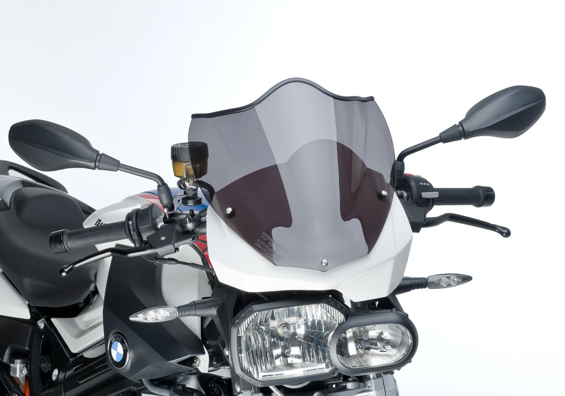 ERMAX Naked-Bike-Scheibe schwarz getönt (durchsichtig) ABE KBA-Nr.: 30227