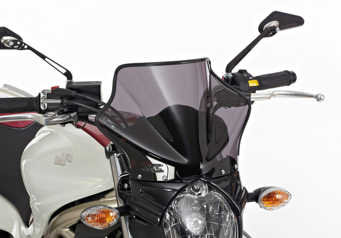 ERMAX Naked-Bike-Scheibe schwarz getönt (durchsichtig) ABE KBA-Nr.: 38935