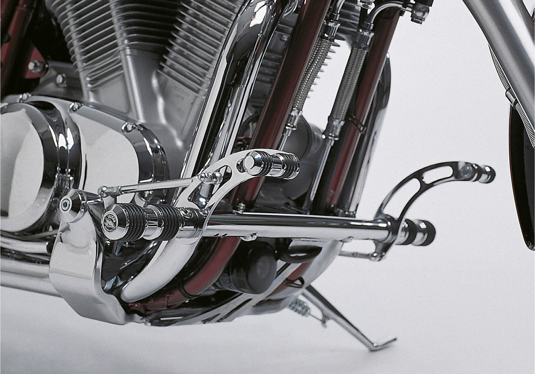 FALCON Round Style Fußrastenanlage silber TÜV