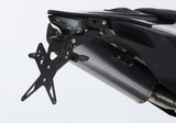 PROTECH X-SHAPE Kennzeichenhalter schwarz