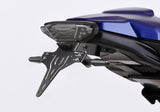 PROTECH V-SHAPE Kennzeichenhalterset inkl. Reflektor und Kennzeichenbeleuchtung schwarz