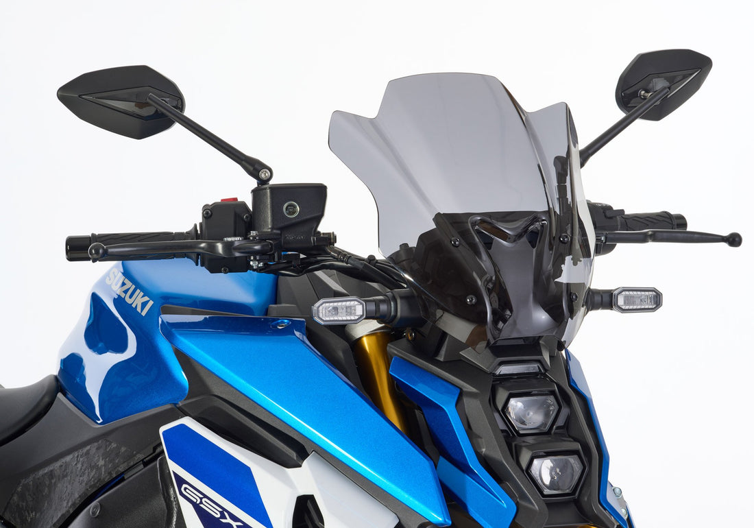 ERMAX Naked-Bike-Scheibe schwarz getönt (durchsichtig) ABE KBA-Nr.: 38935