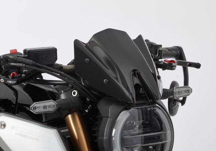 BODYSTYLE Sportsline Scheinwerferverkleidung schwarz Matt Gunpowder Black Metallic, NH436M ABE
