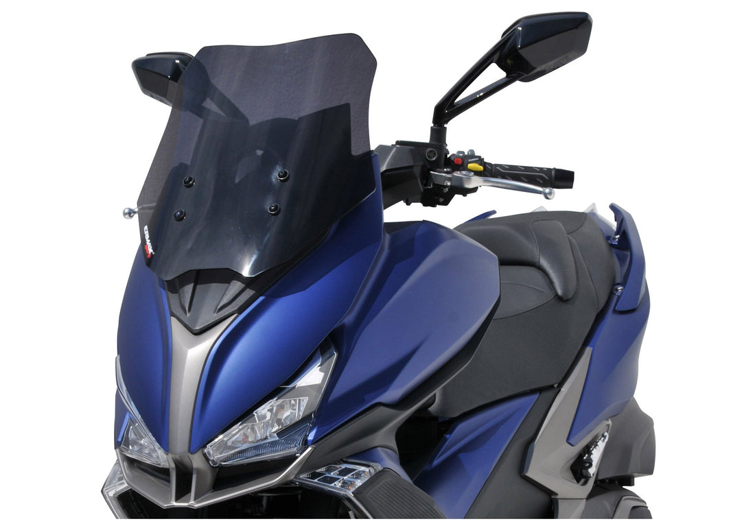 ERMAX Scooterscheibe Sport schwarz getönt ABE KBA-Nr.: 30227