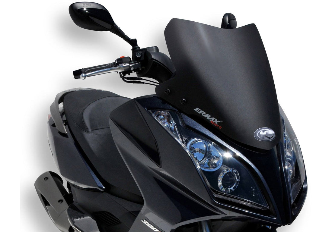 ERMAX Scooterscheibe Sport schwarz getönt ABE KBA-Nr.: 30227