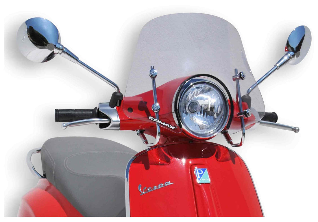 ERMAX Scooterscheibe Mini Sportivo schwarz getönt ABE KBA-Nr.: 31110