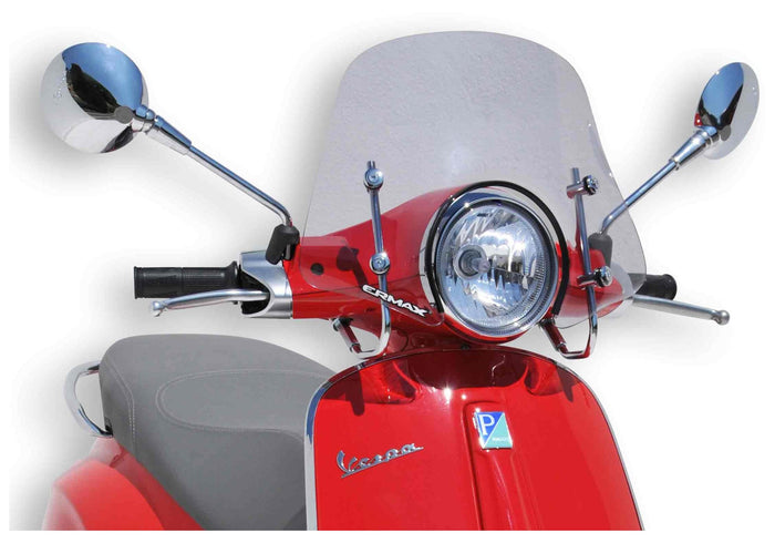 ERMAX Scooterscheibe Mini Sportivo schwarz getönt ABE KBA-Nr.: 31110