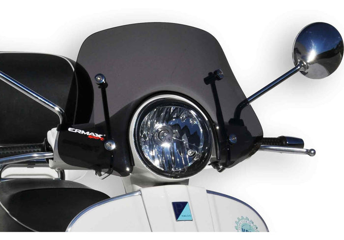 ERMAX Scooterscheibe Piccolo schwarz getönt (dunkel) ABE KBA-Nr.: 31110