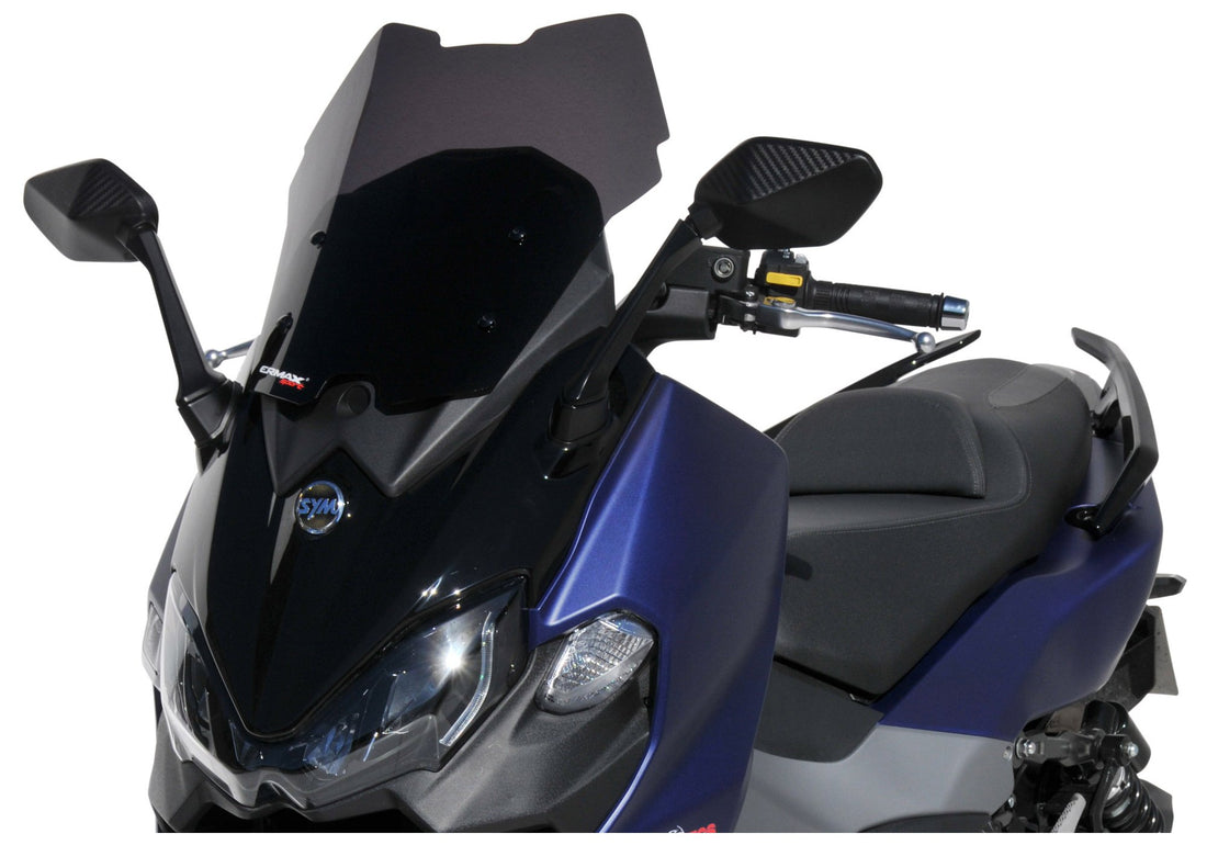 ERMAX Scooterscheibe Sport schwarz getönt ABE KBA-Nr.: 30227