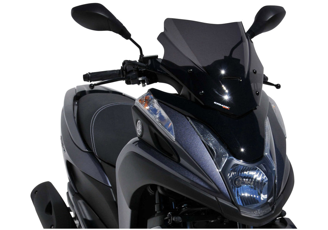 ERMAX Scooterscheibe Sport schwarz getönt ABE KBA-Nr.: 30227
