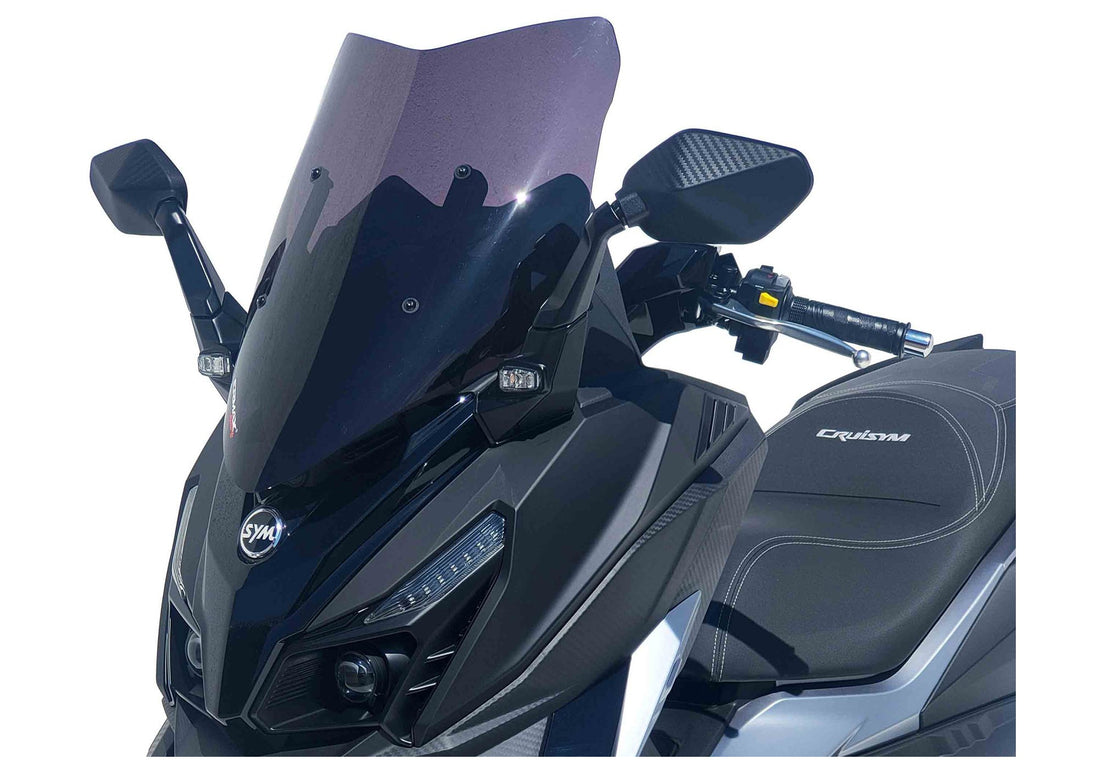 ERMAX Scooterscheibe Sport schwarz getönt ABE KBA-Nr.: 30227