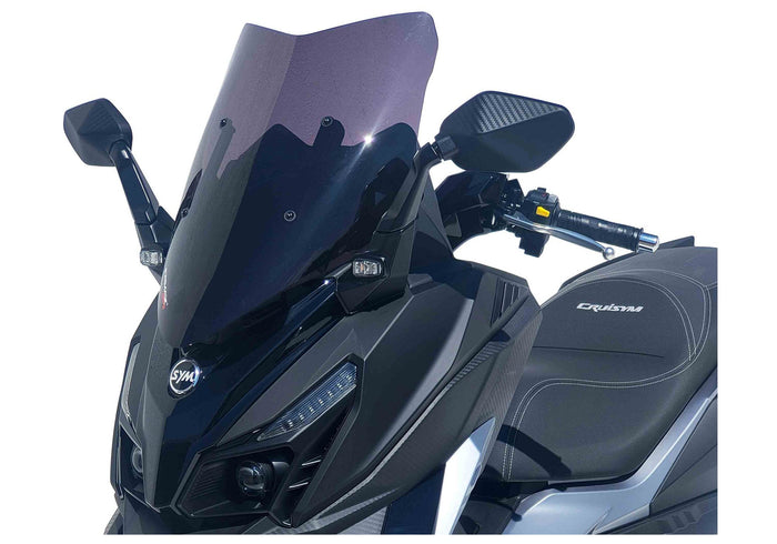 ERMAX Scooterscheibe Sport schwarz getönt ABE KBA-Nr.: 30227