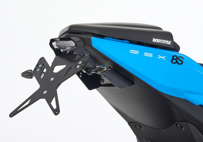 PROTECH X-SHAPE Kennzeichenhalter mit LED-Rücklicht schwarz