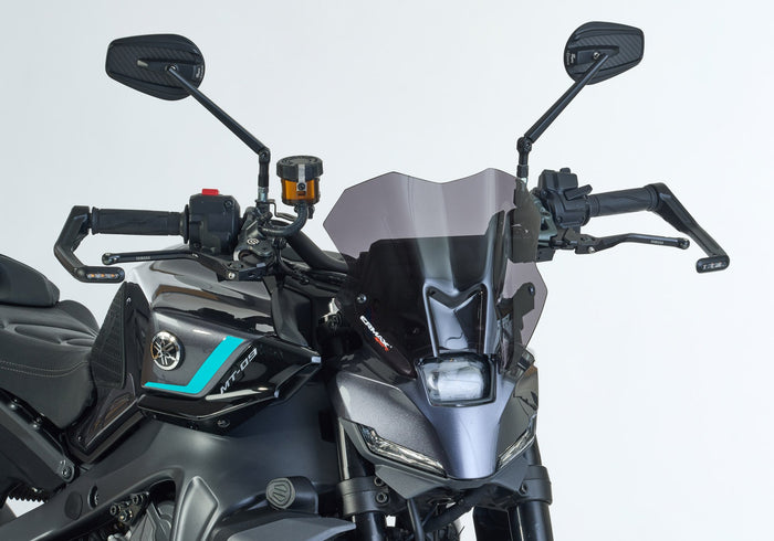 ERMAX Naked-Bike-Scheibe Sport schwarz getönt (durchsichtig) ABE KBA-Nr.: 38935
