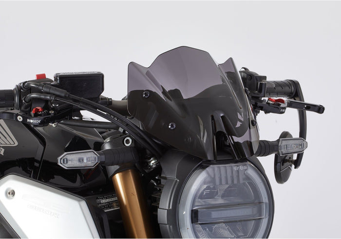 ERMAX Naked-Bike-Scheibe Sport schwarz getönt (durchsichtig) ABE KBA-Nr.: 38935