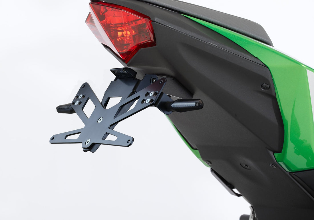 PROTECH X-SHAPE Kennzeichenhalter 125ccm schwarz