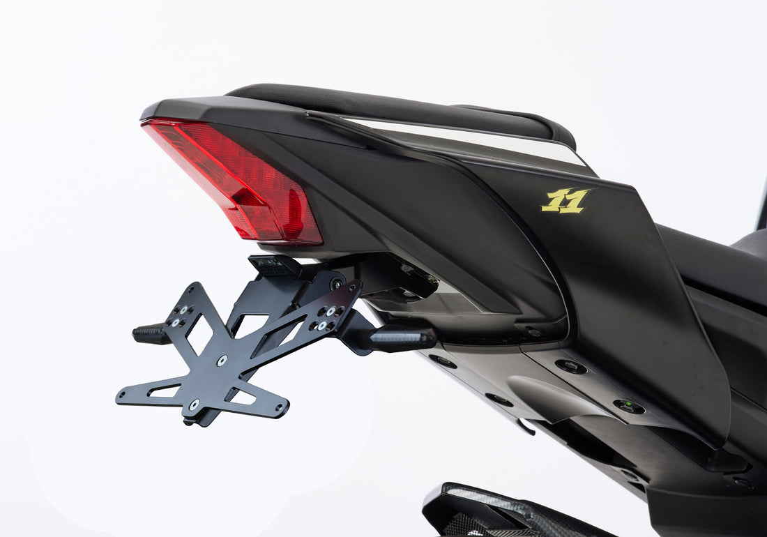 PROTECH X-SHAPE Kennzeichenhalter 125ccm schwarz
