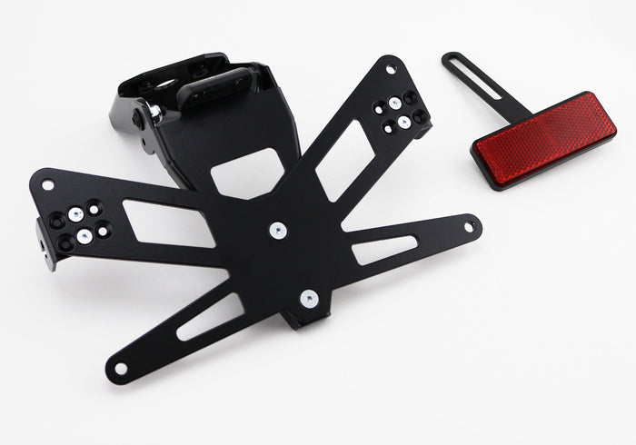 PROTECH X-SHAPE Kennzeichenhalter 125ccm schwarz