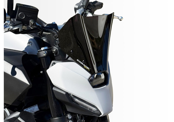 ERMAX Naked-Bike-Scheibe schwarz getönt (durchsichtig) ABE KBA-Nr.: 38935