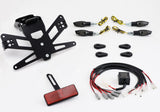 Protech X-Shape Komplett-Set Plug and Play Kennzeichenhalter mit 4 LED-Blinkern
