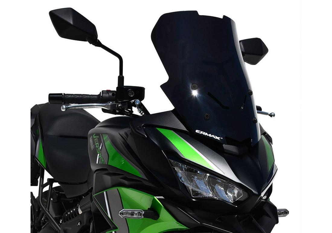 ERMAX Windschutzscheibe Sport schwarz getönt (durchsichtig) ABE KBA-Nr.: 30227