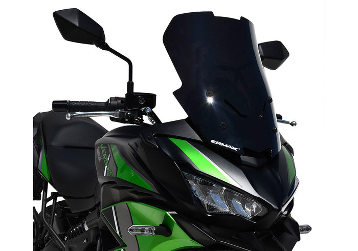 ERMAX Windschutzscheibe Sport schwarz getönt (durchsichtig) ABE KBA-Nr.: 30227