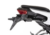 PROTECH V-SHAPE Kennzeichenhalterset inkl. Reflektor und Kennzeichenbel. schwarz