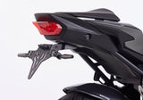 PROTECH V-SHAPE Kennzeichenhalterset inkl. Reflektor und Kennzeichenbel. schwarz