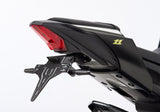 PROTECH V-SHAPE Kennzeichenhalterset inkl. Reflektor und Kennzeichenbel. schwarz