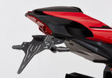 PROTECH V-SHAPE Kennzeichenhalterset inkl. Reflektor und Kennzeichenbel. schwarz