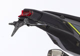 PROTECH V-SHAPE Kennzeichenhalterset inkl. Reflektor und Kennzeichenbel. schwarz