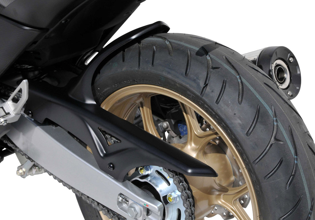 BODYSTYLE Sportsline Hinterradabdeckung schwarz Matt Gunpowder Black Metallic, NH436 ABE