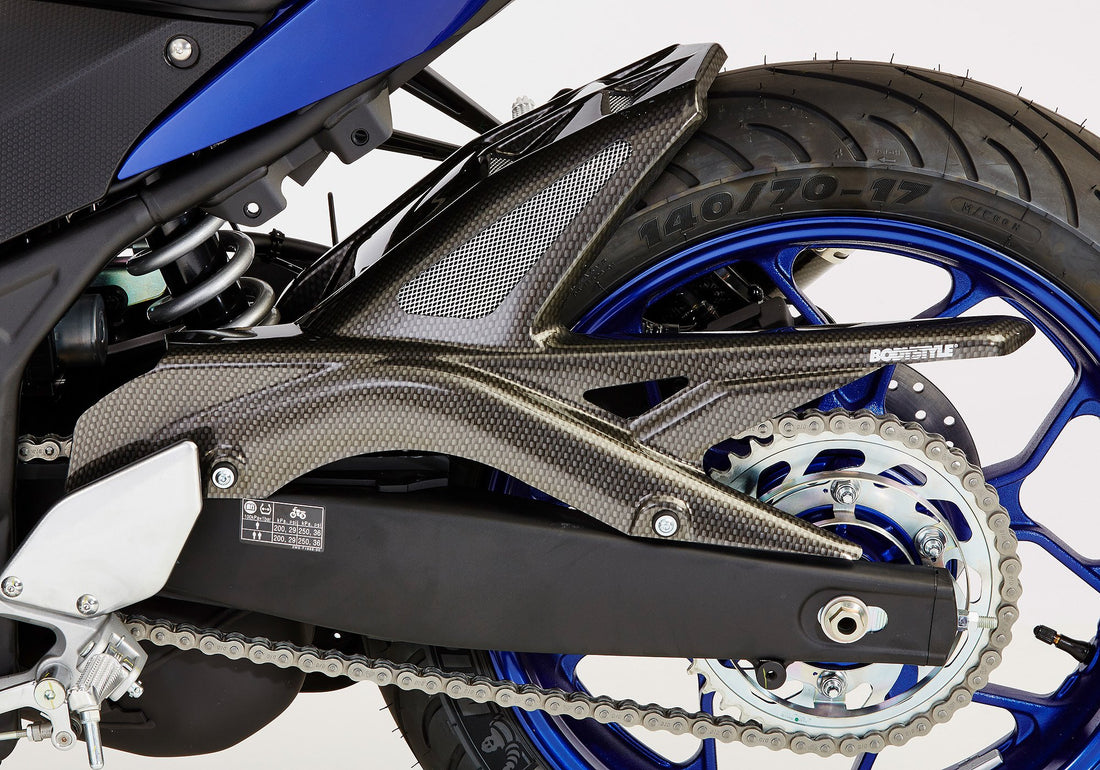 BODYSTYLE Raceline Hinterradabdeckung Carbon Look ABE