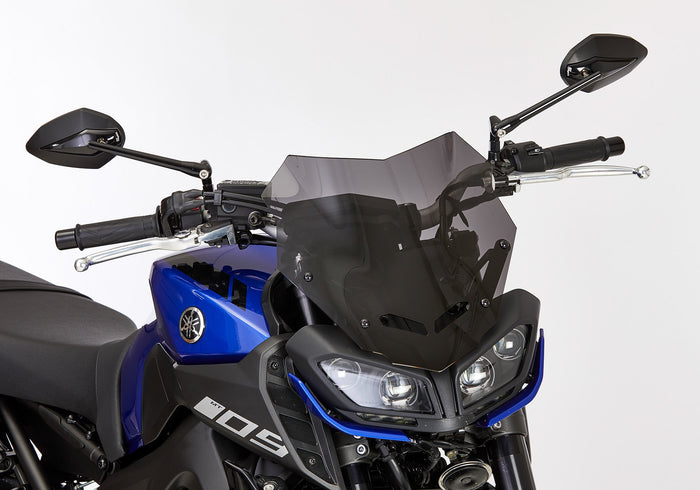 ERMAX Naked-Bike-Scheibe schwarz getönt (durchsichtig) ABE KBA-Nr.: 38935