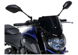 ERMAX Naked-Bike-Scheibe Sport schwarz getönt (durchsichtig) ABE KBA-Nr.: 38935
