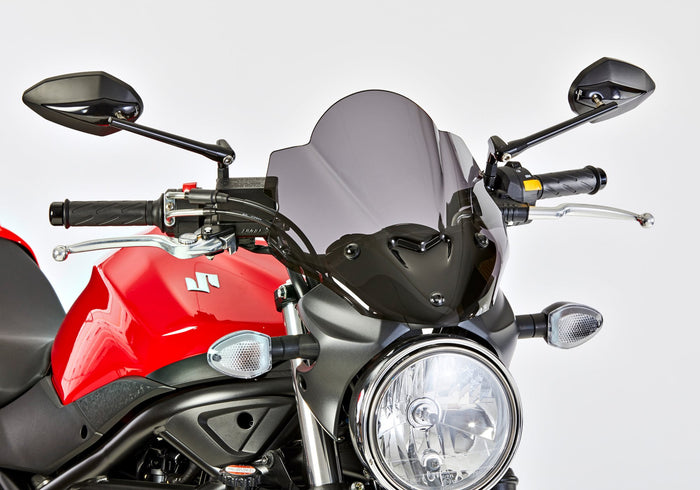 ERMAX Naked-Bike-Scheibe schwarz getönt (durchsichtig) ABE KBA-Nr.: 38935