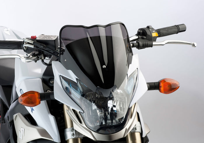 ERMAX Naked-Bike-Scheibe schwarz getönt (durchsichtig) ABE KBA-Nr.: 38935