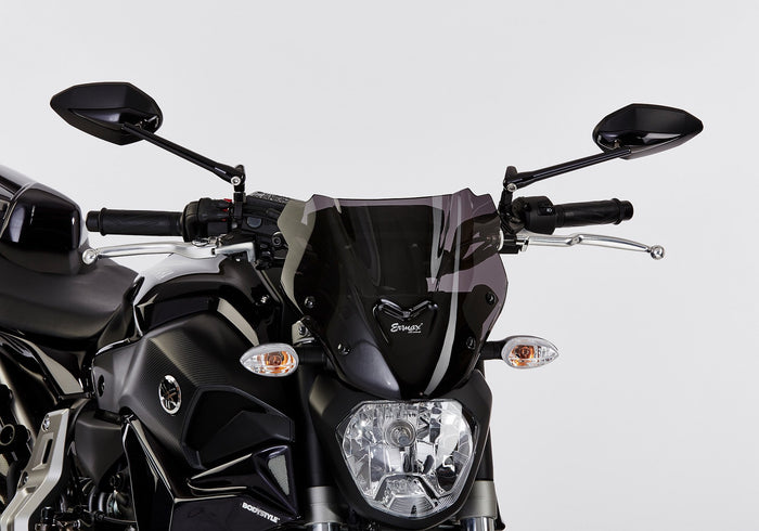 ERMAX Naked-Bike-Scheibe schwarz getönt (durchsichtig) ABE KBA-Nr.: 38935