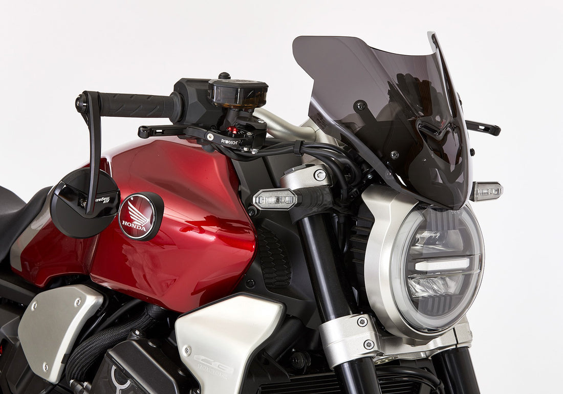ERMAX Naked-Bike-Scheibe schwarz getönt (durchsichtig) ABE KBA-Nr.: 38935
