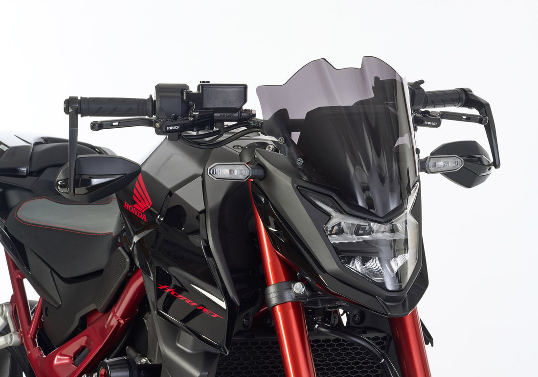 ERMAX Naked-Bike-Scheibe schwarz getönt (durchsichtig) ABE KBA-Nr.: 38935