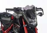 ERMAX Naked-Bike-Scheibe schwarz getönt (durchsichtig) ABE KBA-Nr.: 38935