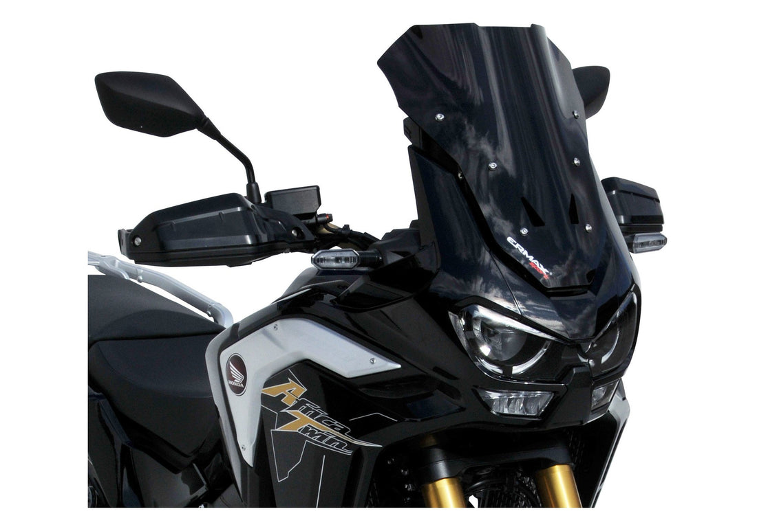 ERMAX Windschutzscheibe Sport schwarz getönt (durchsichtig) ABE KBA-Nr.: 30227