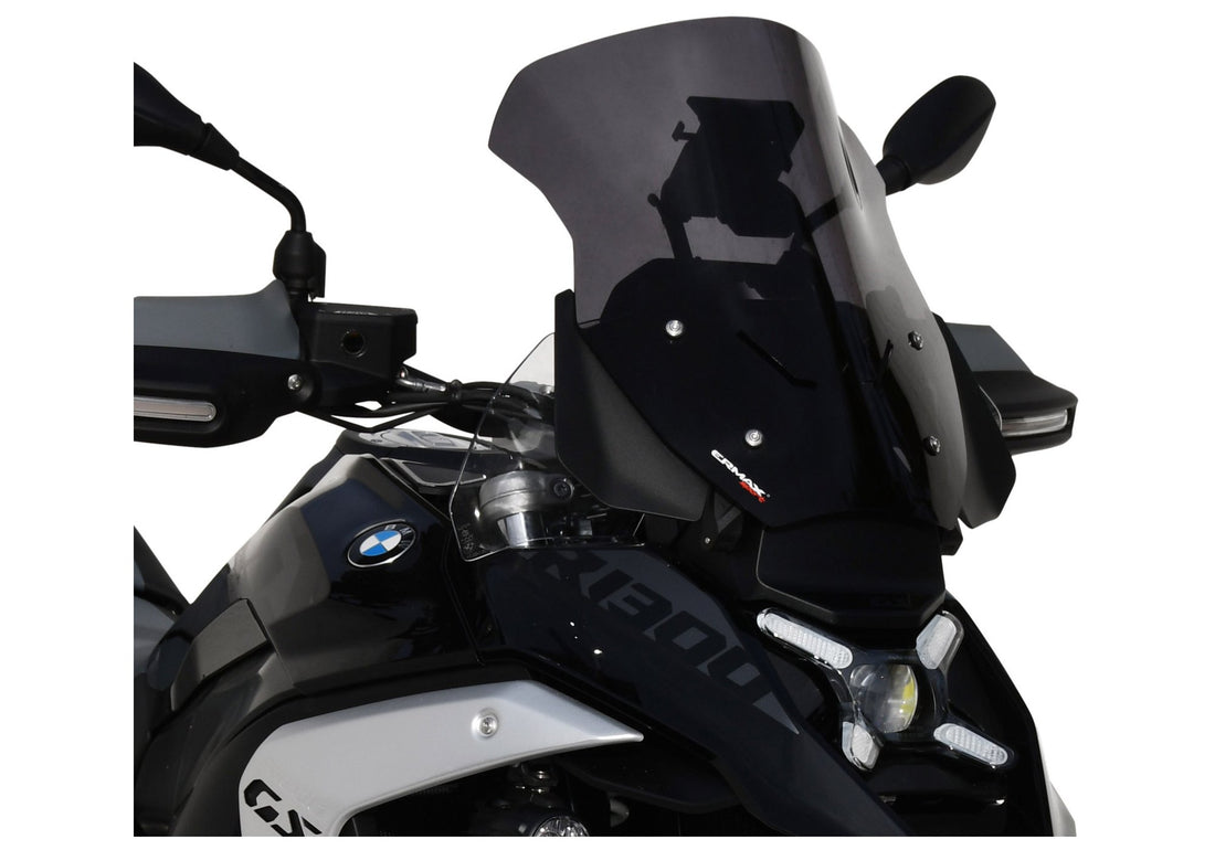 ERMAX Windschutzscheibe Sport schwarz getönt (durchsichtig) ABE KBA-Nr.: 30227