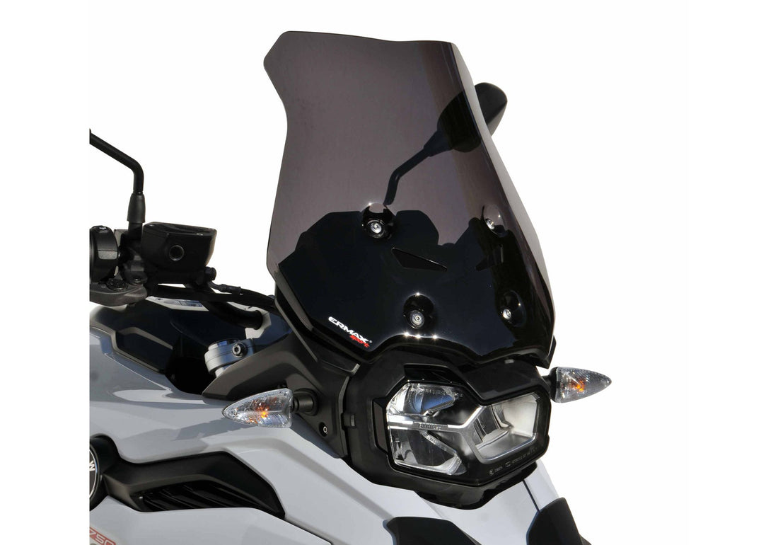 ERMAX Windschutzscheibe Sport schwarz getönt (durchsichtig) ABE KBA-Nr.: 30227