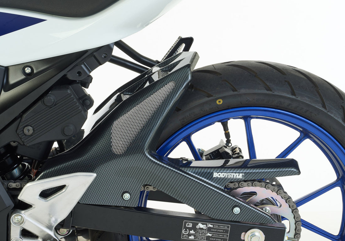 BODYSTYLE Raceline Hinterradabdeckung Carbon Look ABE