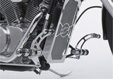 FALCON Round Style Fußrastenanlage silber TÜV