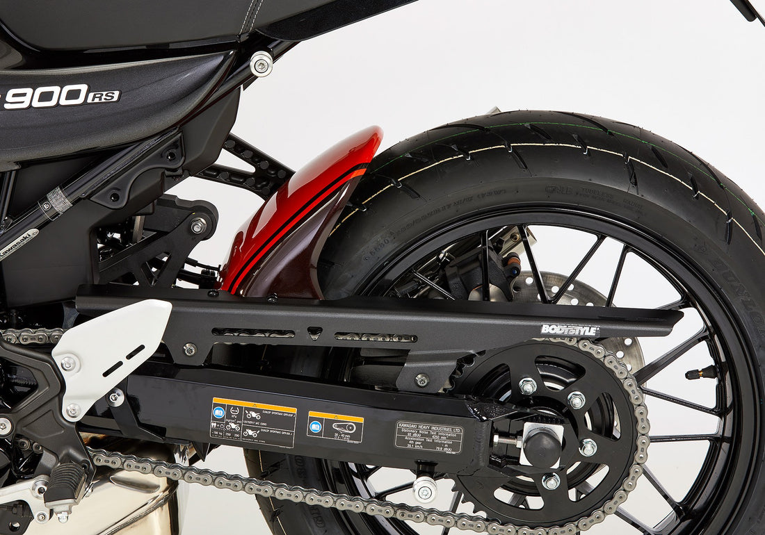 BODYSTYLE Sportsline Hinterradabdeckung mit Alu-Kettenschutz unlackiert ABE