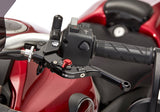 PROTECH Kupplungshebel Sport schwarz / Versteller rot ABE KBA-Nr.: 91787