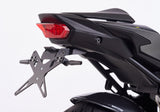 PROTECH X-SHAPE Kennzeichenhalter schwarz